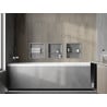 Mexen X-Wall-R shower niche with flange and shelf 30 x 30 cm, inox - 1910303010S