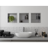 Mexen X-Wall-R niche shelf with flange and shelf 30 x 30 cm, inox - 1910303010S