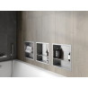 Mexen X-Wall-R niche shelf with flange and shelf 30 x 30 cm, inox - 1910303010S