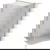 Mexen Mist H T shower enclosure right hinge 110 x 90 cm, transparent, brushed copper - 8A5T-110-090-65-00-P