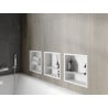 Mexen X-Wall-R recessed shelf with flange and shelf 30 x 30 cm, white - 1920303010S