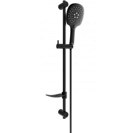 Mexen DF22 sliding shower set, Black - 785224582-70