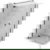 Mexen Mist H T shower cabin left hinge 110 x 70 cm, transparent, black - 8A5T-110-070-70-00-L