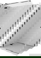 Mexen Mist-H T swivel shower enclosure left 120 x 80 cm, transparent, black - 8A5T-120-080-70-00-L