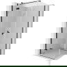 Mexen Mist H T left pivot shower enclosure 95 x 95 cm, transparent, black - 8A5T-095-095-70-00-L