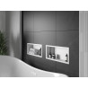Mexen X-Wall-R niche shelf with flange 45 x 20 cm, white - 1920452010
