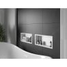 Mexen X-Wall-R shower niche with flange 45 x 20 cm, White - 1920452010