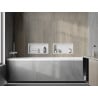 Mexen X-Wall-R shower niche with flange 45 x 20 cm, White - 1920452010