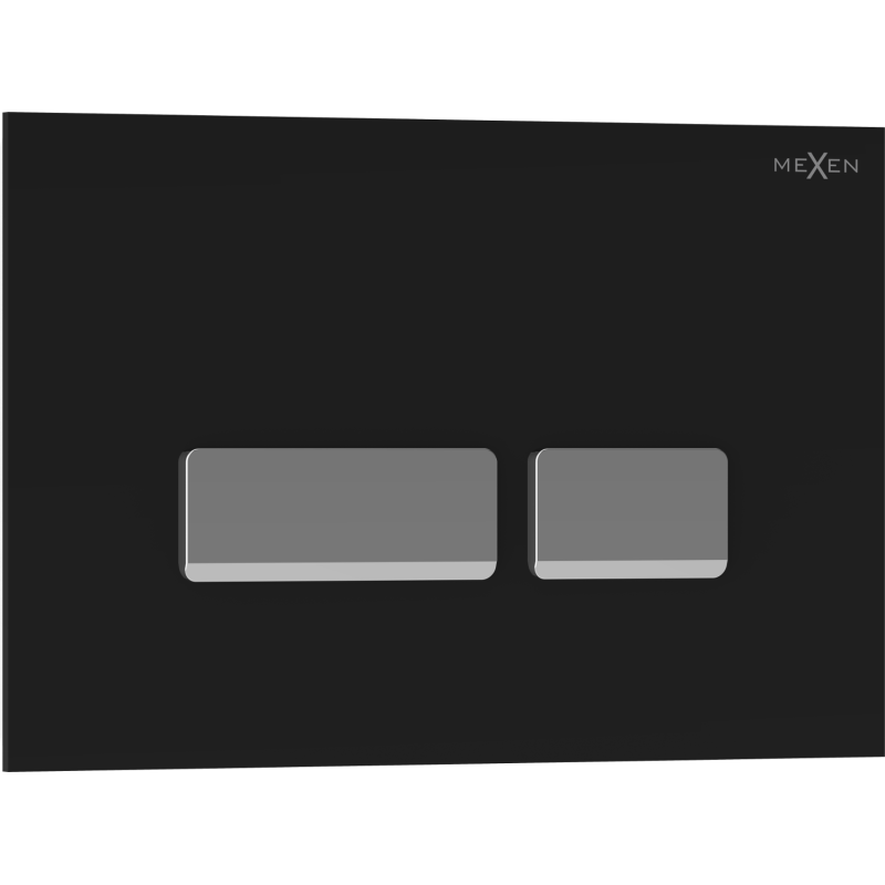 Mexen Tex 07 flushing button, black - 6107-02