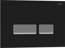 Mexen Tex 07 flushing button, black - 6107-02