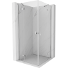 Mexen Mist-H Duo shower enclosure hinged 70 x 70 cm, transparent, chrome - 8A5-070L-070P-01-00