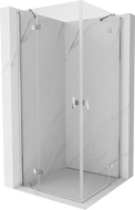 Mexen Mist-H Duo shower enclosure hinged 70 x 70 cm, transparent, chrome - 8A5-070L-070P-01-00