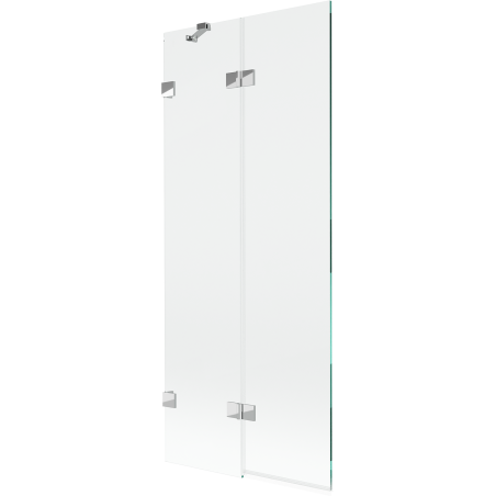 Mexen Lunar shower screen 2-panel left 80 x 150 cm, transparent, chrome - 897-080-100-01-00-L