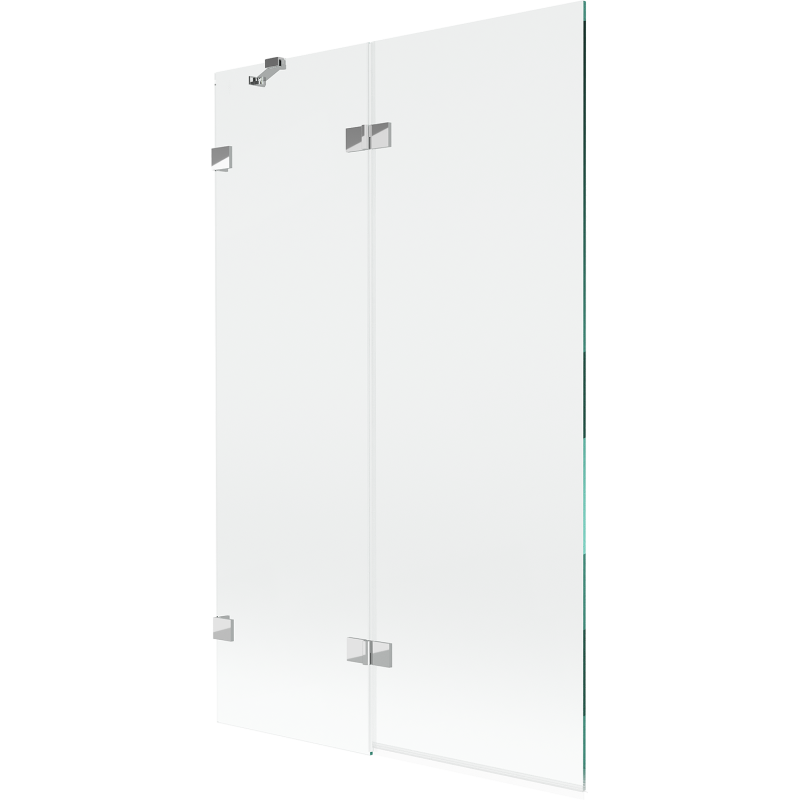 Mexen Lunar 2-wing left shower screen 110 x 150 cm, transparent, chrome - 897-110-100-01-00-L