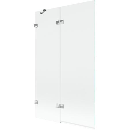 Mexen Lunar 2-wing left shower screen 110 x 150 cm, transparent, chrome - 897-110-100-01-00-L