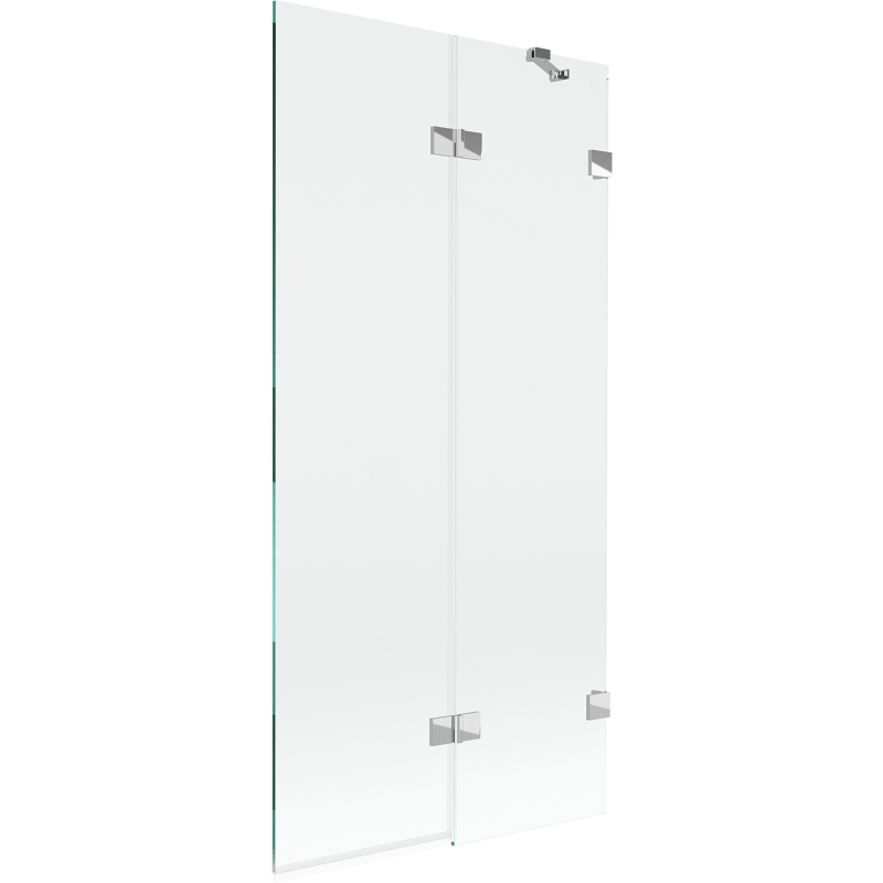 Mexen Lunar shower screen 2-panel right 90 x 150 cm, transparent, chrome - 897-090-100-01-00-P