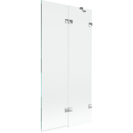 Mexen Lunar shower screen 2-panel right 90 x 150 cm, transparent, chrome - 897-090-100-01-00-P