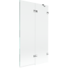 Mexen Lunar 2-Panel Shower Screen Right 100 x 150 cm, Transparent, Chrome - 897-100-100-01-00-P
