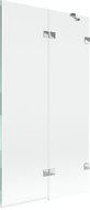 Mexen Lunar 2-wing shower screen right 100 x 150 cm, transparent, chrome - 897-100-100-01-00-P