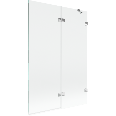 Mexen Lunar 2-wing shower screen right 120 x 150 cm, transparent, chrome - 897-120-100-01-00-P