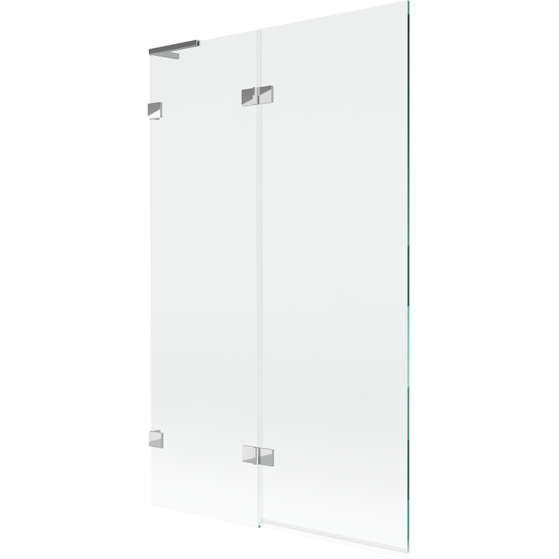 Mexen Lunar L 2-panel left-hand bath screen 110 x 150 cm, transparent, chrome - 897L-110-100-01-00-L