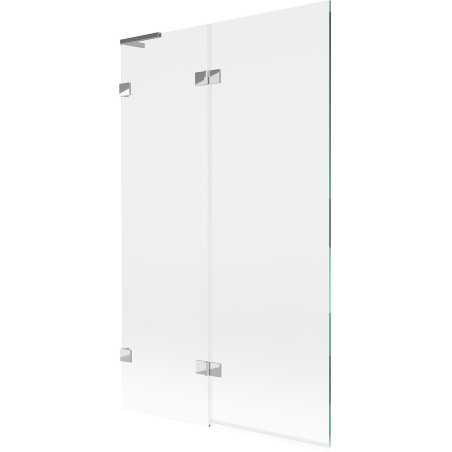 Mexen Lunar L 2-panel left bathtub screen 110 x 150 cm, transparent, chrome - 897L-110-100-01-00-L