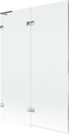 Mexen Lunar L bath screen 2-panel left 120 x 150 cm, transparent, chrome - 897L-120-100-01-00-L