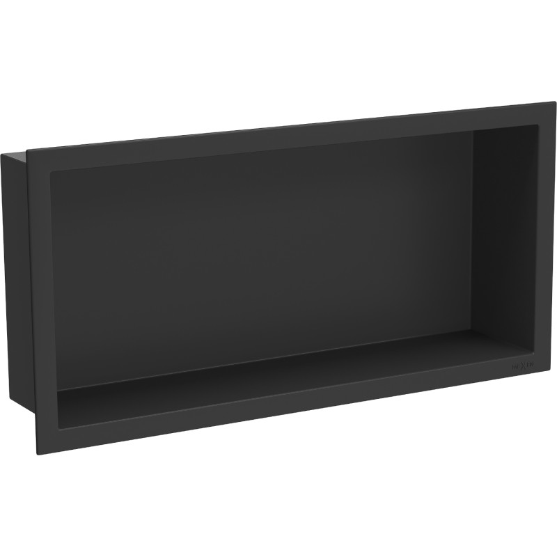 Mexen X-Wall-R niche shelf with flange 45 x 20 cm, black - 1970452010