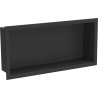 Mexen X-Wall-R niche shelf with flange 45 x 20 cm, black - 1970452010