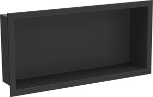 Mexen X-Wall-R recessed shelf with flange 45 x 20 cm, black - 1970452010