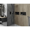 Mexen X-Wall-R niche shelf with flange 45 x 20 cm, black - 1970452010