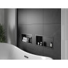 Mexen X-Wall-R niche shelf with flange 45 x 20 cm, black - 1970452010