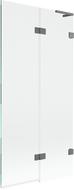 Mexen Lunar L 2-wing shower screen right 90 x 150 cm, transparent, gun metal - 897L-090-100-95-00-P