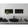 Mexen X-Wall-R niche shelf with flange 45 x 20 cm, black - 1970452010