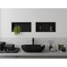 Mexen X-Wall-R shower niche with flange 45 x 20 cm, Black - 1970452010