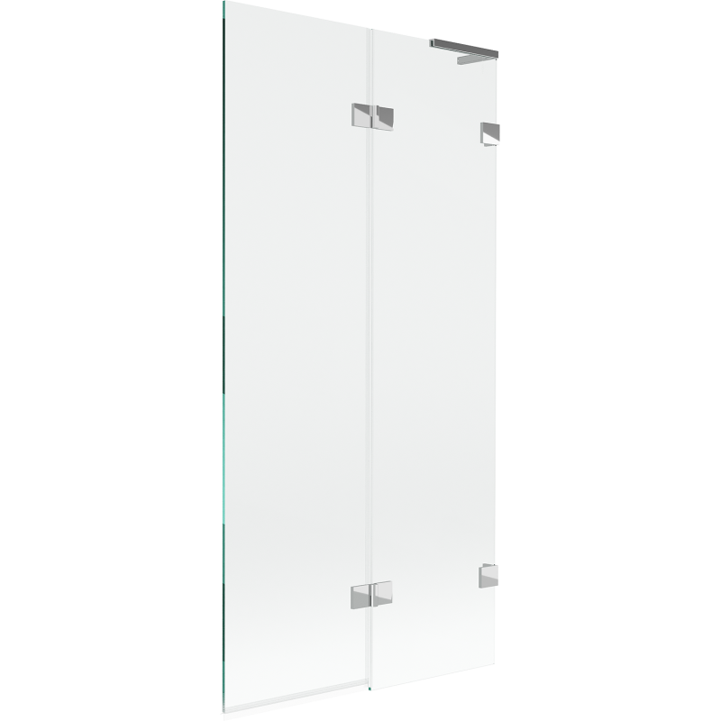 Mexen Lunar L 2-panel right bath screen 90 x 150 cm, transparent, chrome - 897L-090-100-01-00-P