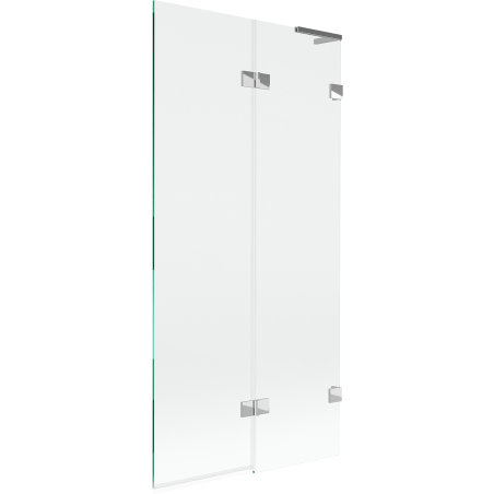 Mexen Lunar L 2-panel right bath screen 90 x 150 cm, transparent, chrome - 897L-090-100-01-00-P