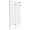 Mexen Lunar L 2-panel right bath screen 90 x 150 cm, transparent, chrome - 897L-090-100-01-00-P