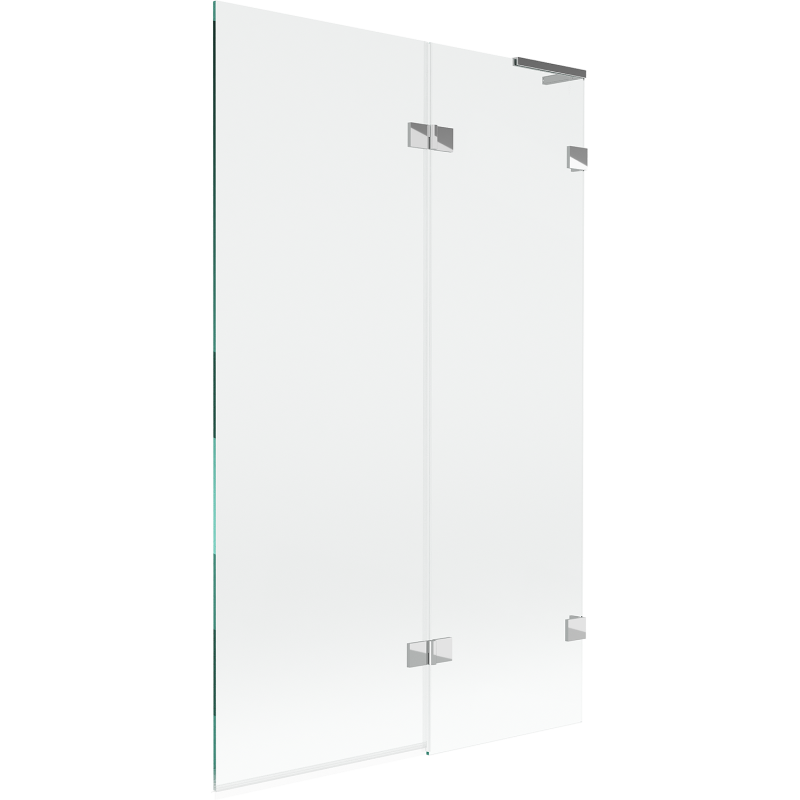 Mexen Lunar L 2-wing bath screen right 110 x 150 cm, transparent, chrome - 897L-110-100-01-00-P