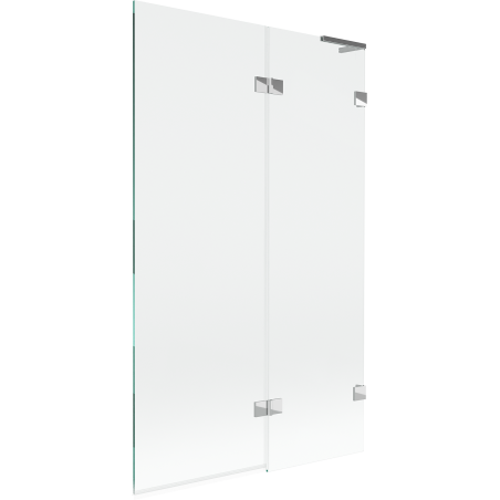 Mexen Lunar L 2-wing bath screen right 110 x 150 cm, transparent, chrome - 897L-110-100-01-00-P
