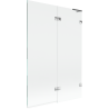 Mexen Lunar L 2-wing right shower screen 120 x 150 cm, transparent, chrome - 897L-120-100-01-00-P