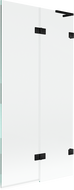 Mexen Lunar L shower screen 2-wing right 90 x 150 cm, transparent, black - 897L-090-100-70-00-P