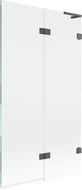 Mexen Lunar L 2-panel right bath screen 100 x 150 cm, transparent, brushed gun gray - 897L-100-100-66-00-P