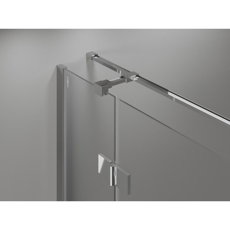 Mexen Mist-H T left opening shower cabin 95 x 70 cm, transparent, chrome - 8A5T-095-070-01-00-L