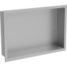 Mexen X-Wall-R recessed shelf with flange 45 x 30 cm, inox - 1910453010