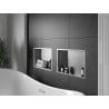 Mexen X-Wall-R shower niche with flange 45 x 30 cm, inox - 1910453010