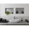 Mexen X-Wall-R recessed shelf with flange 45 x 30 cm, inox - 1910453010