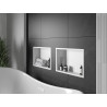 Mexen X-Wall-R niche shelf with flange 45 x 30 cm, white - 1920453010
