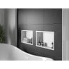 Mexen X-Wall-R recessed shelf with flange 45 x 30 cm, white - 1920453010