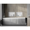 Mexen X-Wall-R niche shelf with flange 45 x 30 cm, white - 1920453010